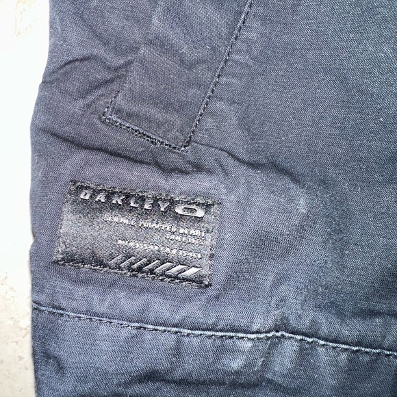Oakley Easy Jacket Men's Black Casual Military Distressed Size Small 100% Cotton - Picture 8 of 8